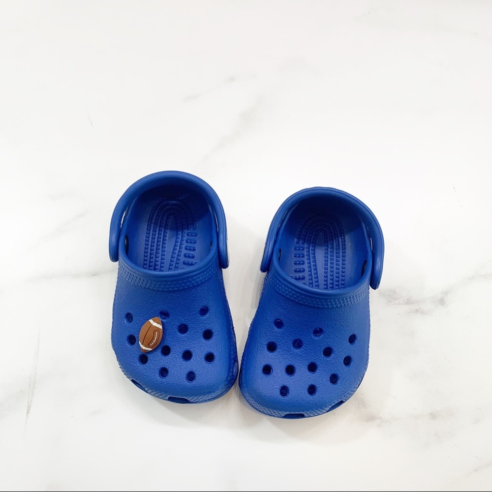 Blue crocs